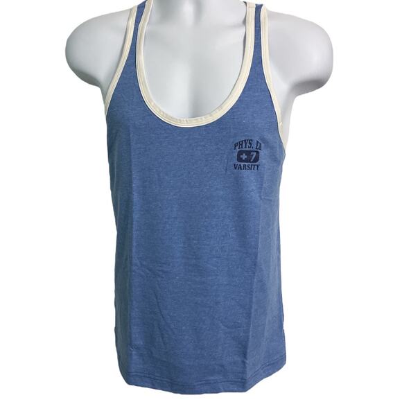 Andrew Christian Phys. Ed. Varsity Tank Athletic Blue Large - Picture 1 of 10